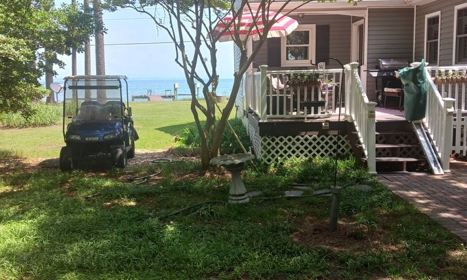 Deltaville House | WATER FRONT fully furnished 3-bedroom house. Short term of 1 to 4 months