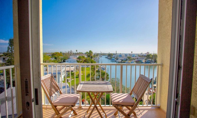 Madeira Beach Condo | Waterfront condo, steps from the beach, located in the center of Madeira Beach