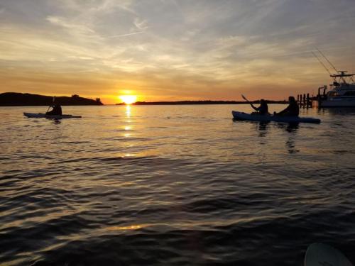 Cedar Point House | Waterfront home with Private Dock and swimming area, large fenced backyard