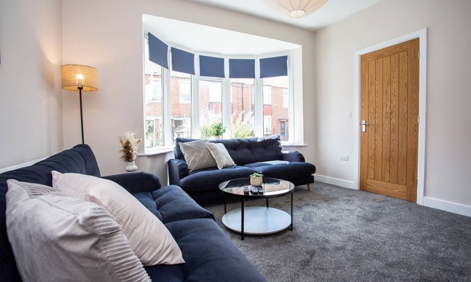 Blyth House | Welcome to Haughton Terrace, a spacious and stylish home in Blyth, perfect for families or groups of up to 9 guests. Enjoy modern comforts, 5 cozy bedrooms, 2 bathrooms, and easy access to the coast and local amenities.
