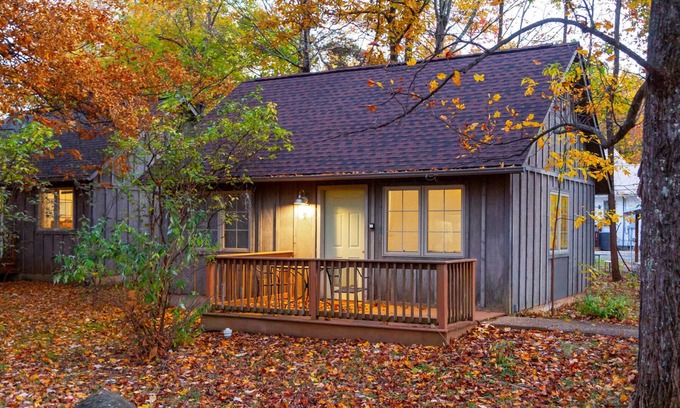 Lyndhurst Cabin | White Rock Cabin-1BR, ADA, kitchenette, fireplace