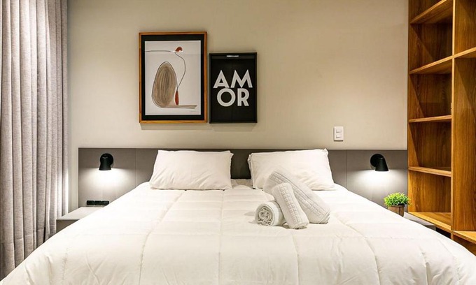 Centro Apartment | WI-FI 350MB | Foodhall | 450m do Shopping #CA14