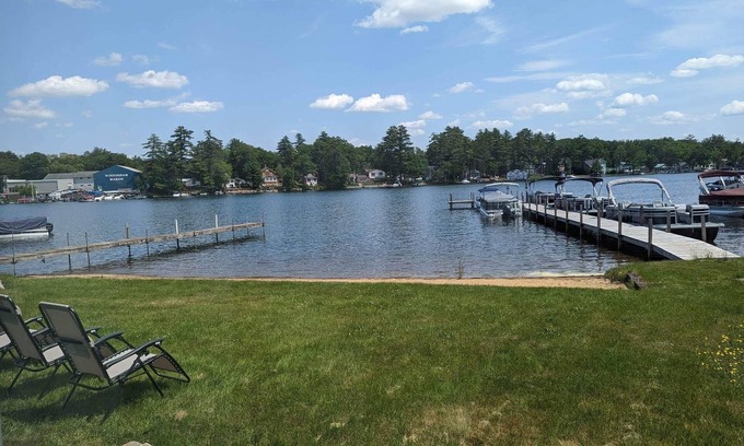 Winnisquam House | Winnisquam Lakeside Retreat w/Sandy Beach & Boat Docks