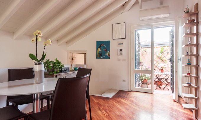 Historic Center Apartment | Wonderful attic with two terraces a few minutes walk from Piazza Maggiore