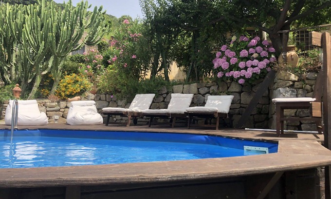 Naso House | Wonderful private villa for 13 guests with A/C, private pool, TV, panoramic view and parking