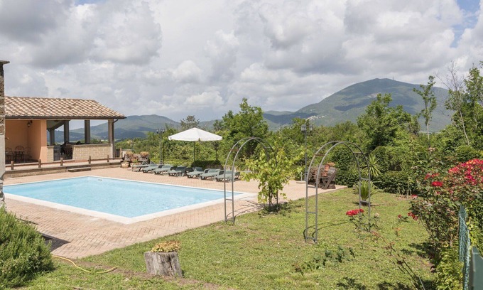Casperia Villa | Wonderful private villa for 6 people with WIFI, private pool, TV, terrace and pets allowed