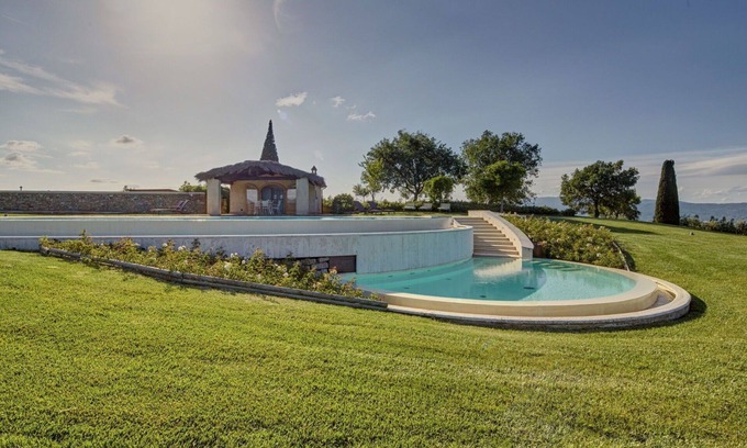 Arezzo Villa | Wonderful private villa for 8 people with private pool, A/C, WIFI, TV, patio and panoramic view