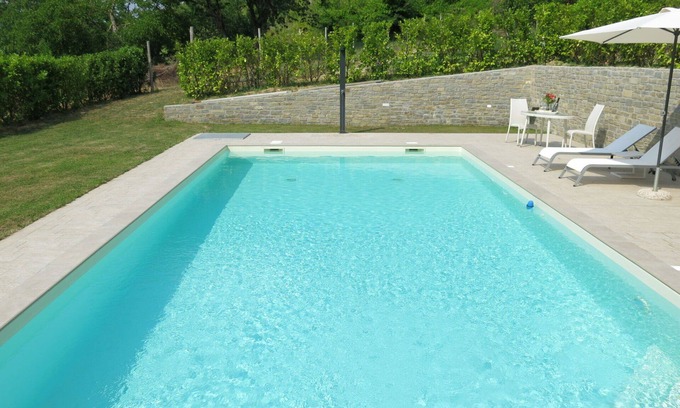Vesime House | Wonderful private villa for 8 people with private pool, WIFI, TV, patio, pets allowed and parking
