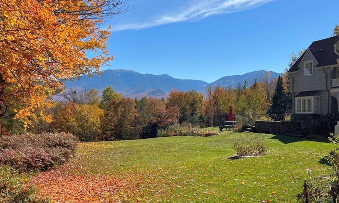 Franconia House | WOW New Spectacular Franconia Home - history - views - fire pit - hot tub - pool - grandeur - MUST SEE