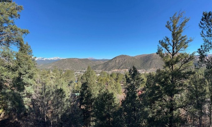 Ruidoso Cabin | Your little lovers retreat perched above the tall pines.