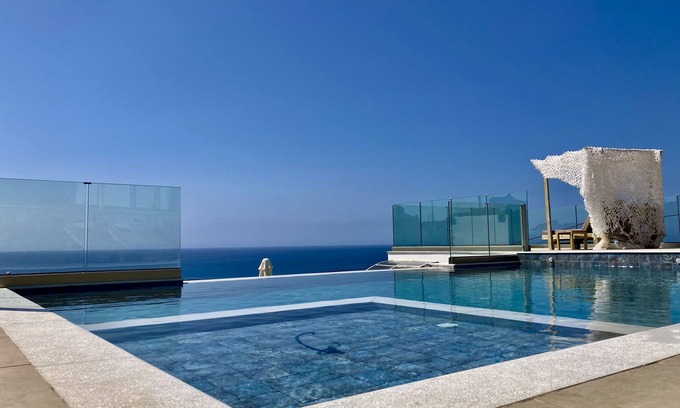 Koutsounari Villa | Zax sea view 2-bedroom villa modern family friendly V