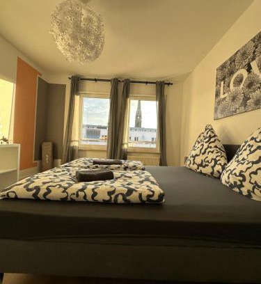 Zentrum-Sued Apartment | Zentrum - Blick über die Dächer von Leipzig