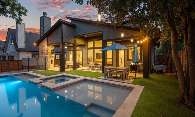 Zilker House | Zilker Oasis with Pool, Hot Tub, Walk to ACL