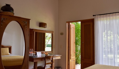 Standard Double Room, 2 Double Beds, Garden View