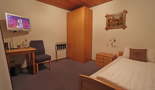 Standard Single Room, 1 Large Twin Bed, Balcony, Mountain View