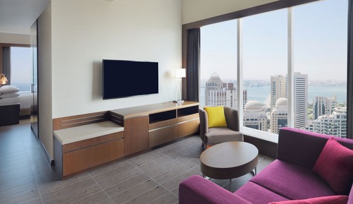 Junior Suite, 2 Twin Beds, Non Smoking (Partial Sea View)