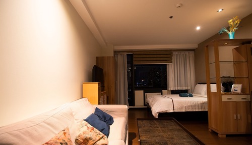 Basic Studio, Balcony, City View