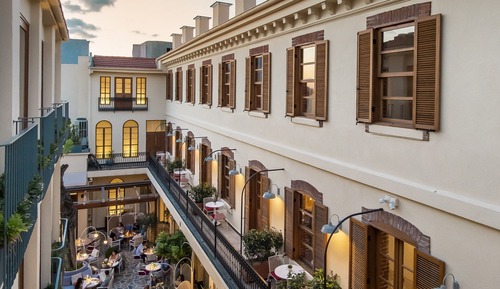 Courtyard Room with Balcony