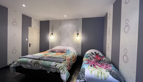 Panoramic Triple Room, 3 Bedrooms, Refrigerator, Garden View