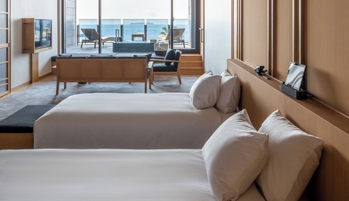 Junior Suite Twin Room With open-air-bath, Non Smoking