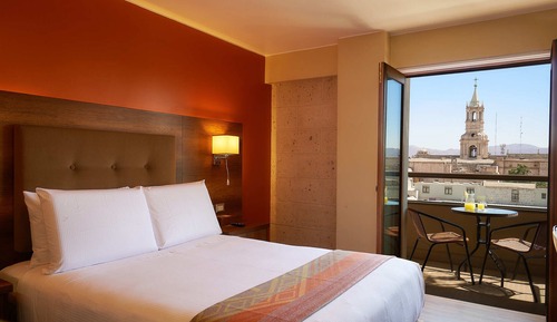 Deluxe Room, 1 Double Bed, Balcony, City View