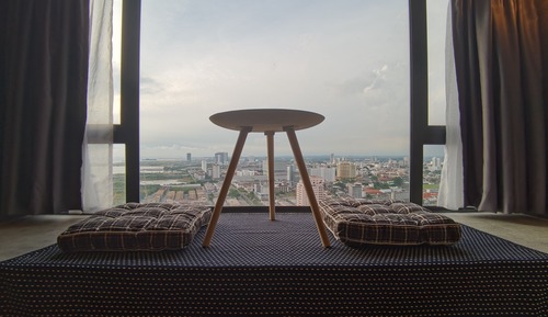 Premium Studio, 1 King Bed, Bathtub, City View