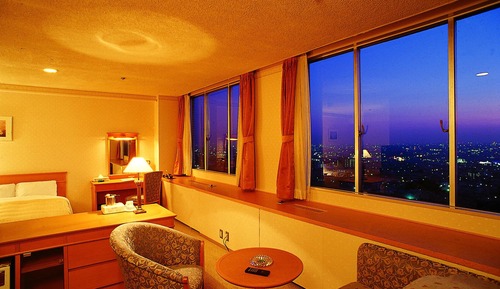 [Standard Floor] Western-Style Semi-Suite Room (Night View Side), Smoking