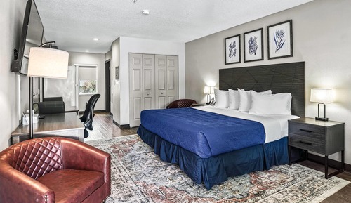 Suite, 1 King Bed, Mobility Accessible, Non Smoking (Roll-In Shower)