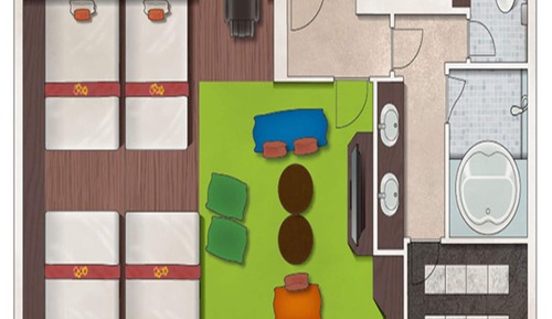 Executive Room, 4 Bedrooms, Non Smoking, Free All you can drink Alcohol and Light Meal
