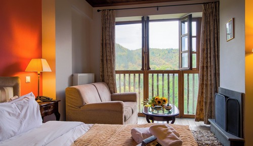 Suite, Fireplace, Mountain View