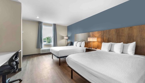 Standard Studio, 2 Queen Beds, Non Smoking, Refrigerator & Microwave