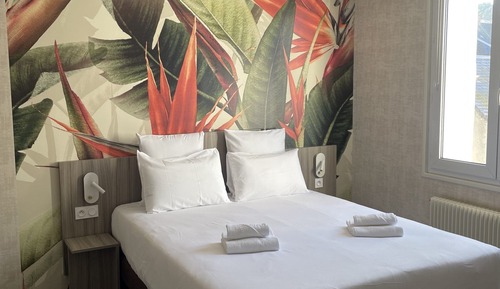 Chambre double, la petite vue mer