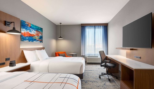 Room, 2 Queen Beds, Bathtub Grab Bars, Non Smoking (Mobility/Hearing Access)