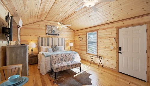 Cabin, 1 King Bed, Kitchen