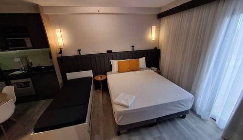 Business Apartment, Kitchen, City View