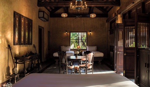 Thoc Quadruple House (King bed + Twin beds)