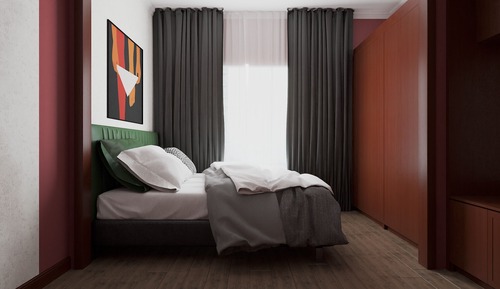 Romantic Apartment, 1 Queen Bed, City View