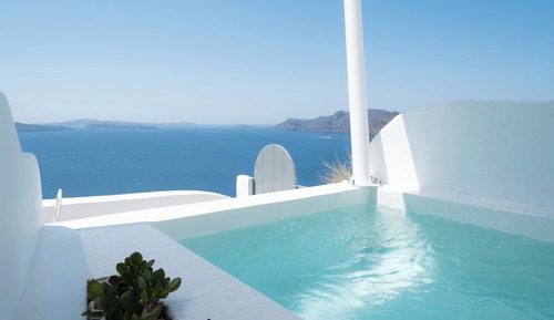 Junior Suite with Caldera-Sea View and Private Outdoor Hot Tub