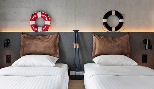 Twin Room, 2 Twin Beds, City View