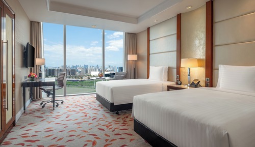 Deluxe Room, 2 Double Beds, City View (Grand)