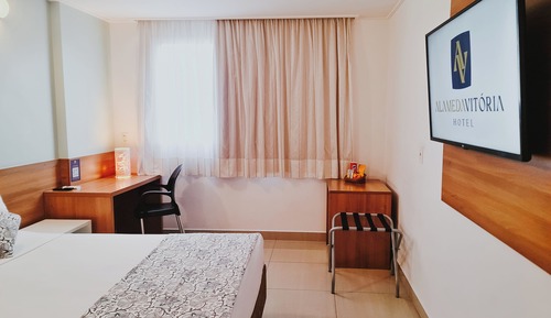 Quarto Duplo Luxo Lateral, 1 Cama de Casal