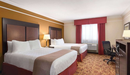 Room, 2 Queen Beds, Non Smoking, Refrigerator & Microwave