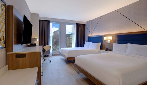 Room, 2 Queen Beds, Refrigerator & Microwave
