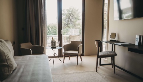 Deluxe Double Room, Balcony, Pool View