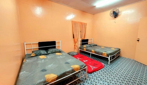 Family Room, Shared Bathroom