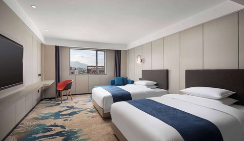 Deluxe Room, 2 Double Beds, Non Smoking
