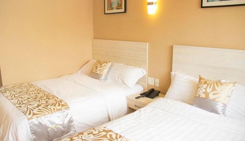 Double Room, 2 Double Beds, Non Smoking