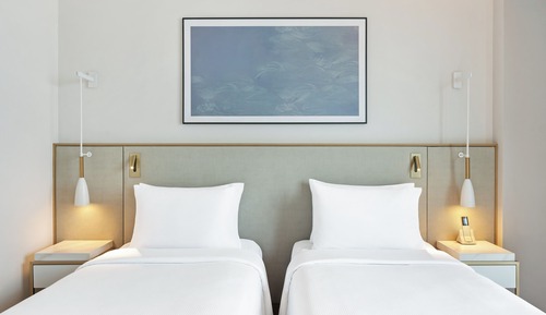 Deluxe Room, 2 Twin Beds, Sea View