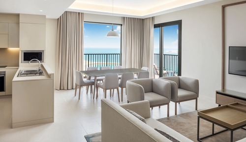 Deluxe Apartment, 3 Bedrooms, Sea View