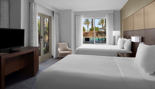 Room, Multiple Beds, View, Poolside (Patio)